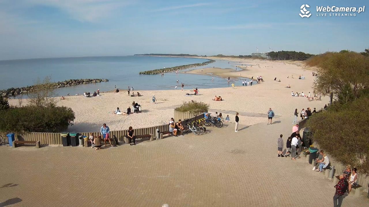 DARŁOWO - widok na plażę wschodnią - 03 maj 2026, 17:07