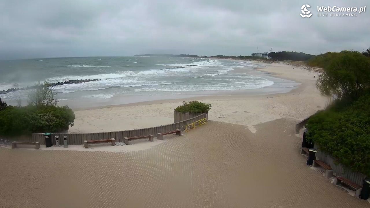 DARŁOWO - widok na plażę wschodnią - 16 maj 2025, 12:42