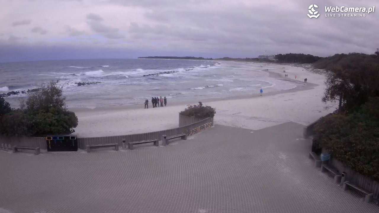 DARŁOWO - widok na plażę wschodnią - 25 wresień 2026, 18:55