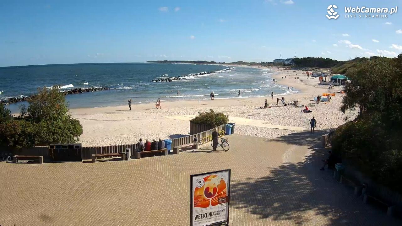 DARŁOWO - widok na plażę wschodnią - 12 sierpień 2026, 09:31