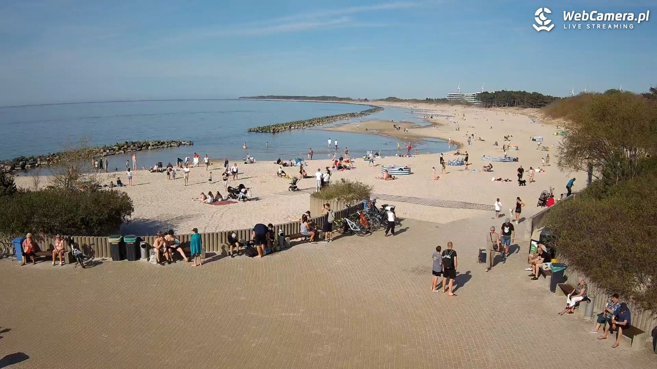 DARŁOWO - widok na plażę wschodnią - 03 maj 2026, 16:40