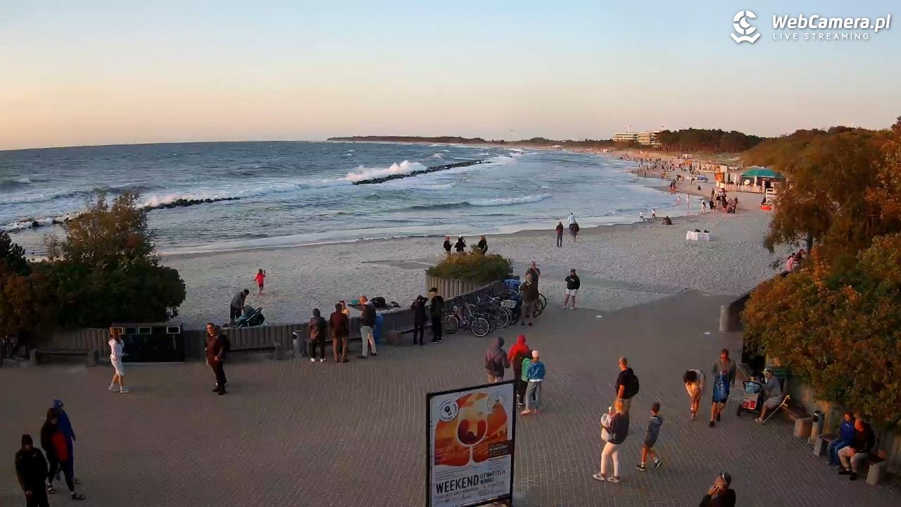 DARŁOWO - widok na plażę wschodnią - 11 sierpień 2026, 20:22