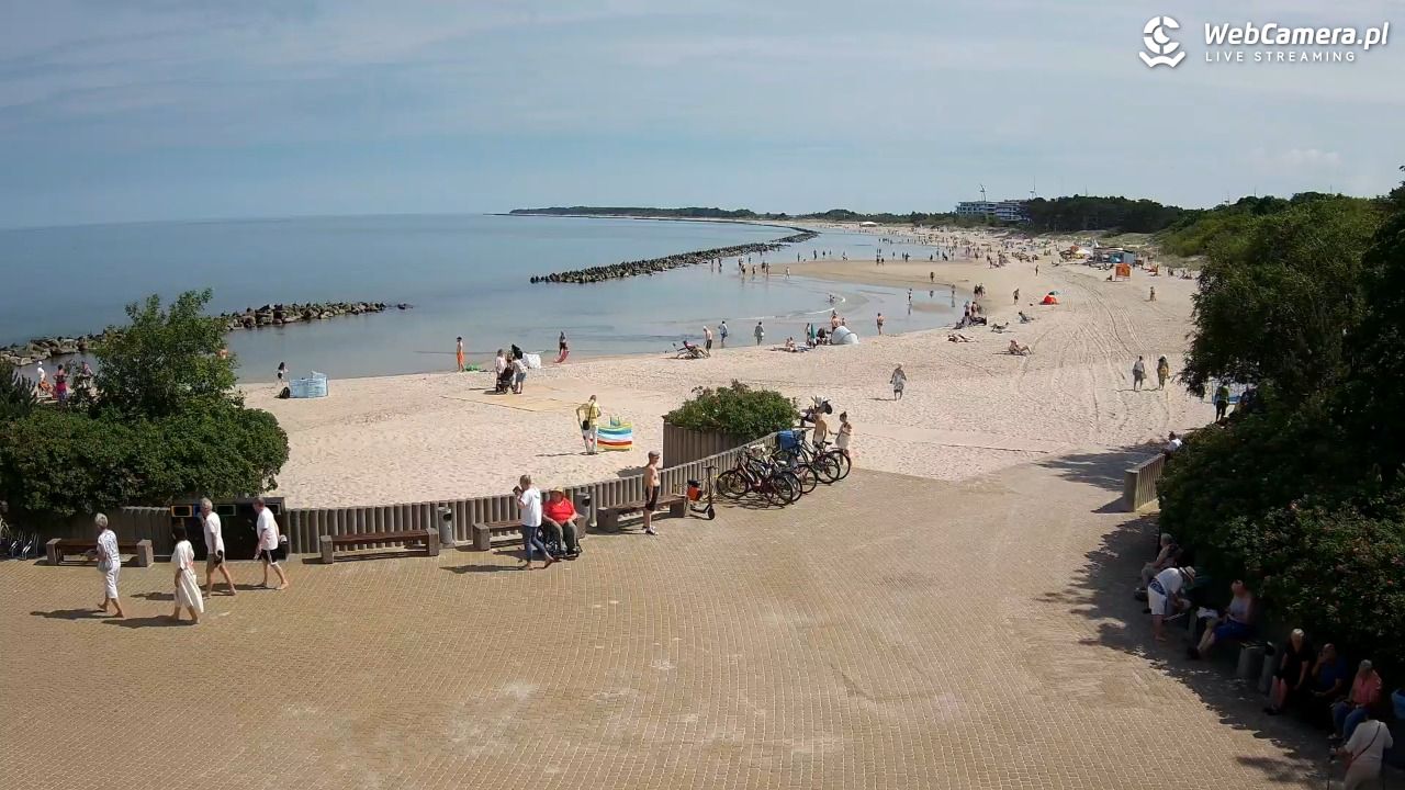 DARŁOWO - widok na plażę wschodnią - 19 czerwiec 2026, 10:25