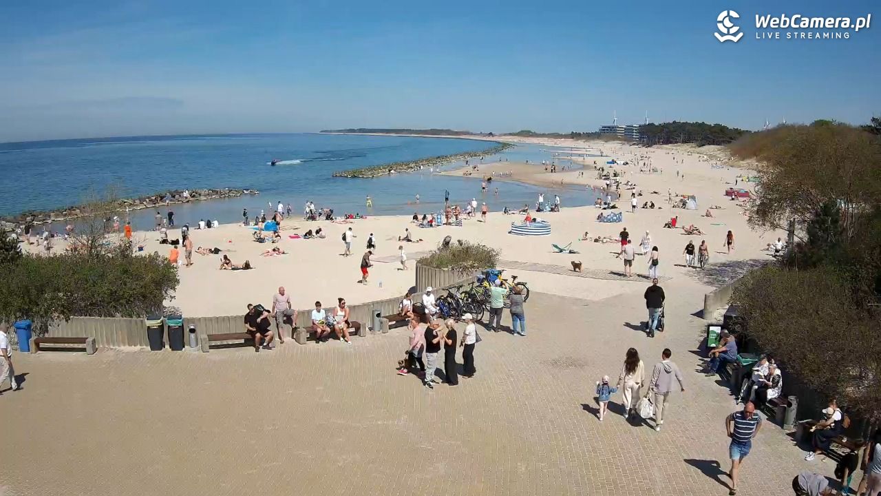 DARŁOWO - widok na plażę wschodnią - 03 maj 2026, 13:56