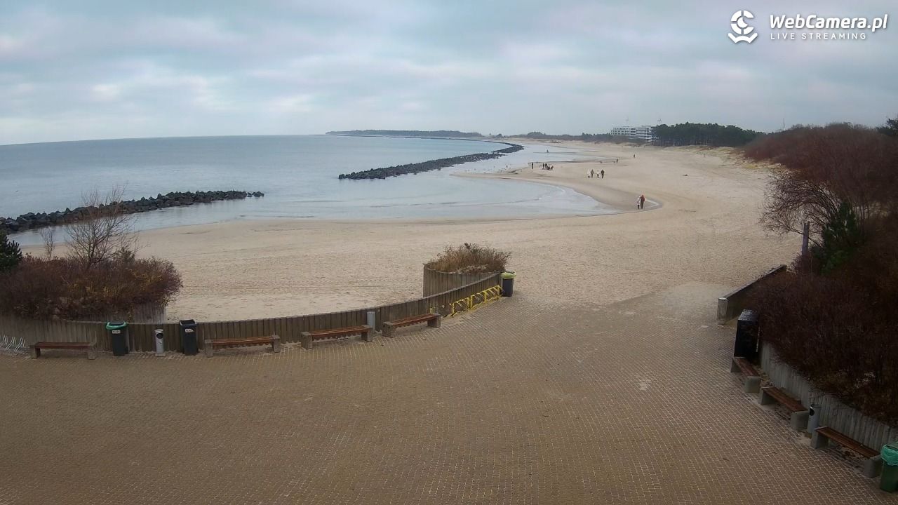 DARŁOWO - widok na plażę wschodnią - 02 grudzień 2025, 12:21