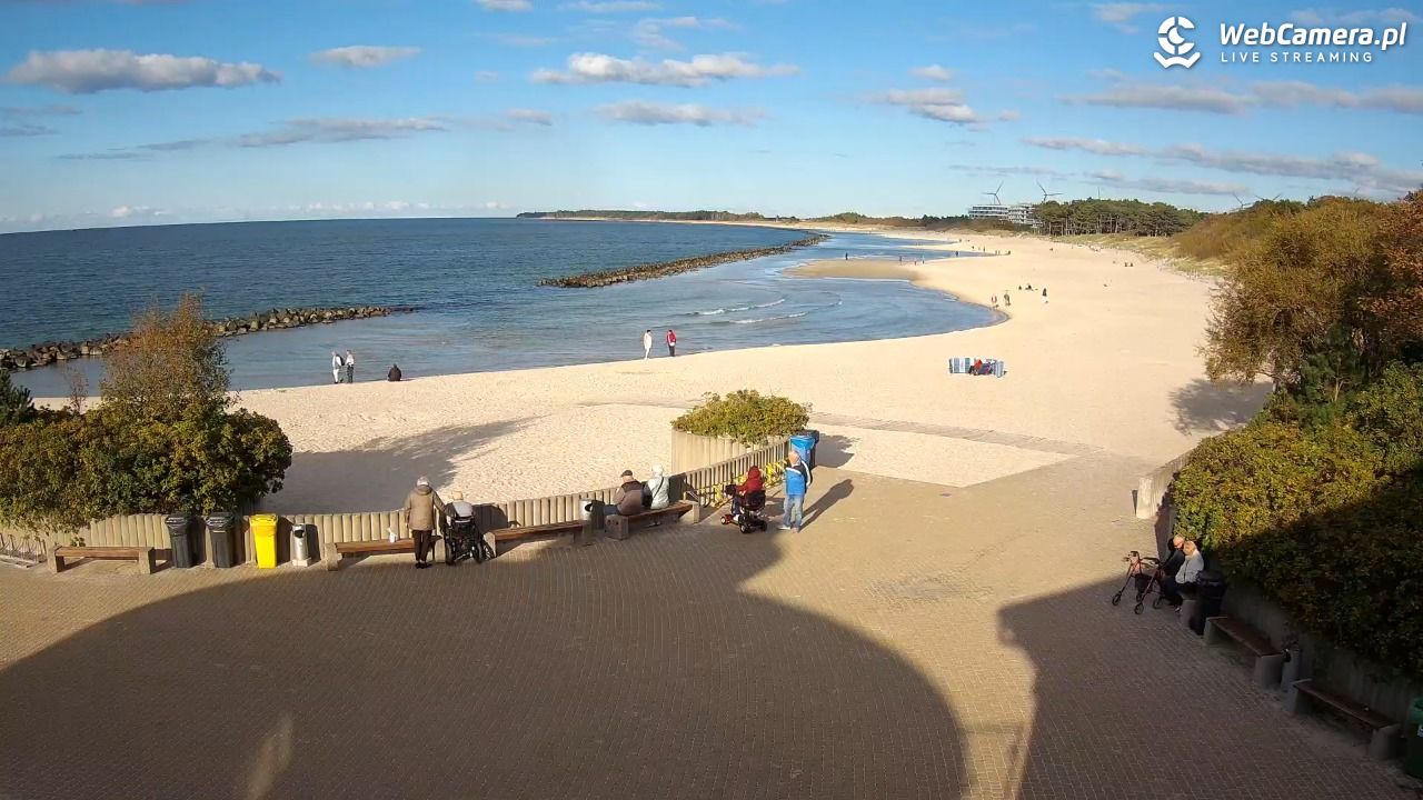 DARŁOWO - widok na plażę wschodnią - 28 wresień 2025, 16:30