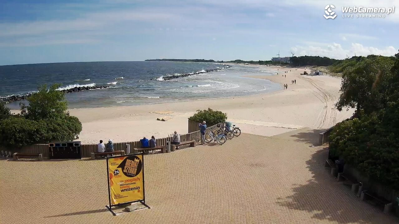 DARŁOWO - widok na plażę wschodnią - 17 czerwiec 2026, 09:10