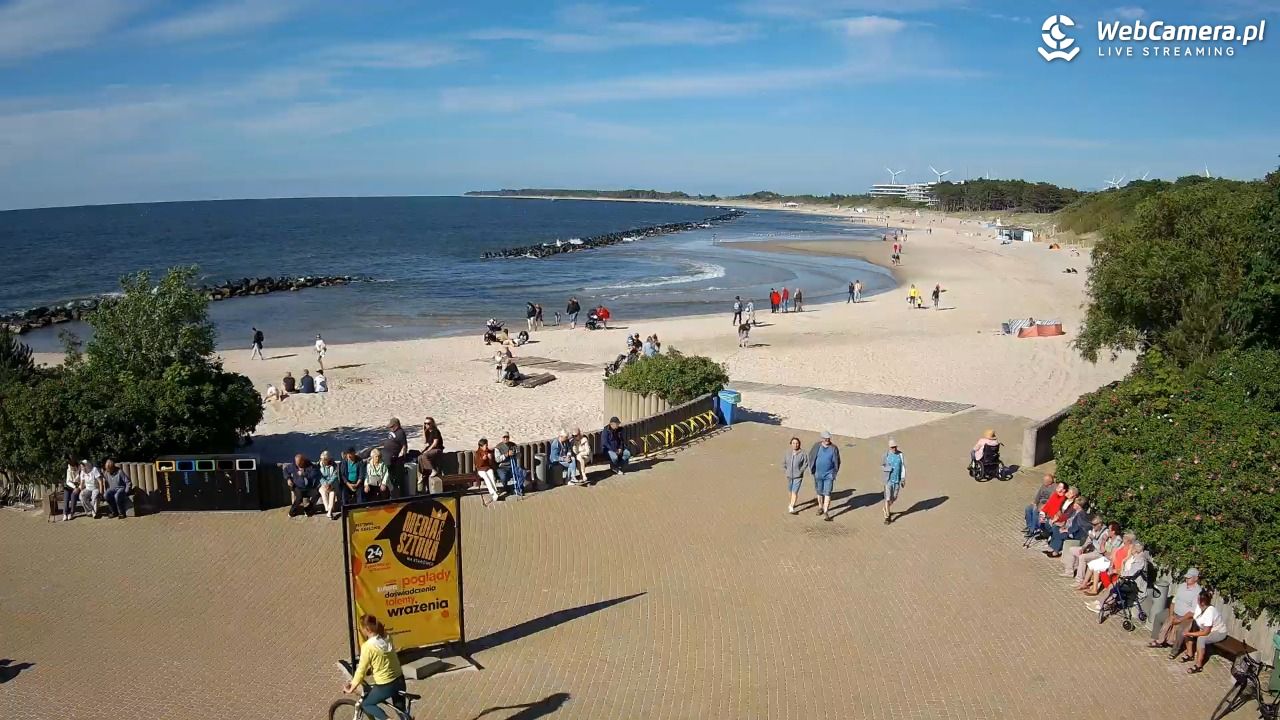 DARŁOWO - widok na plażę wschodnią - 17 czerwiec 2026, 17:20
