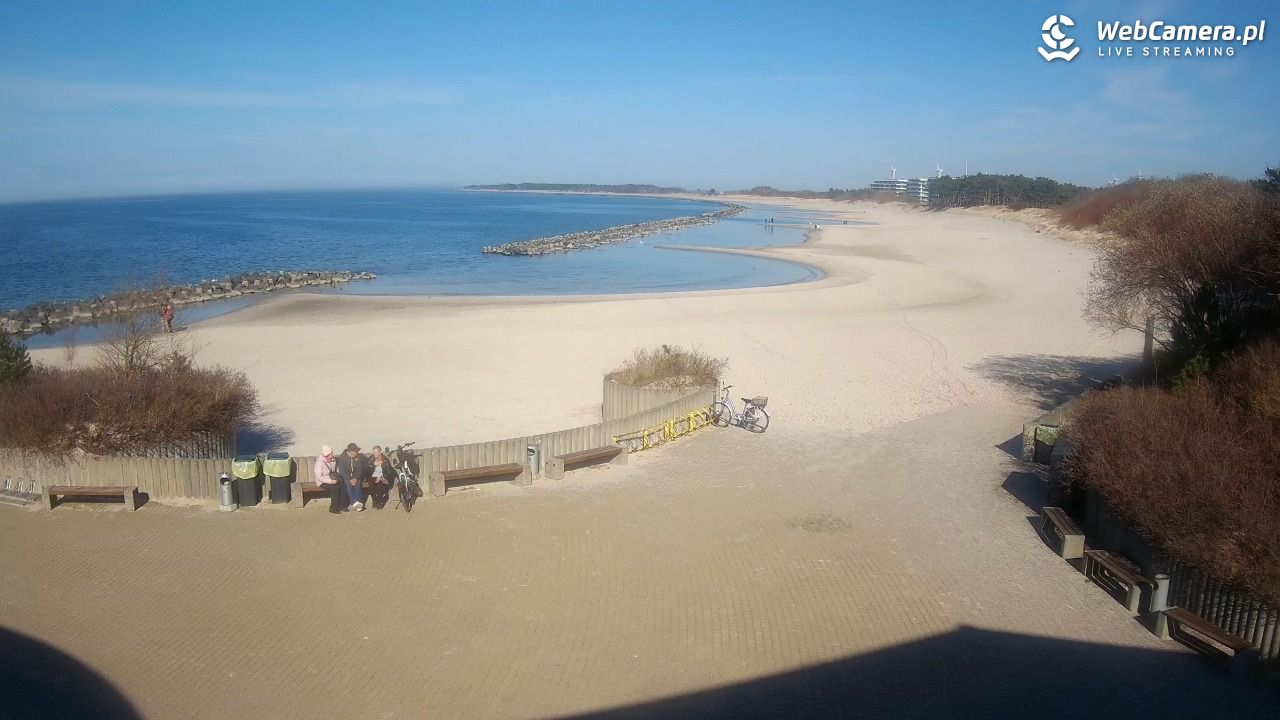 DARŁOWO - widok na plażę wschodnią - 18 marzec 2026, 14:17