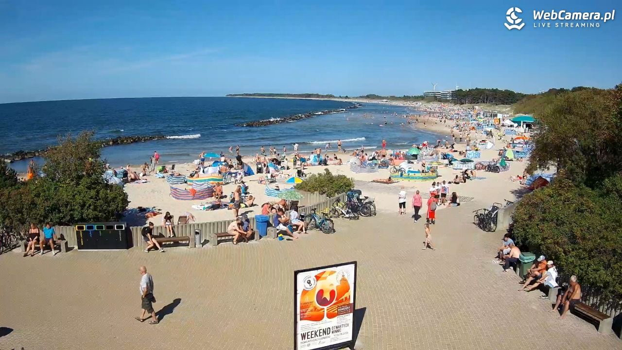 DARŁOWO - widok na plażę wschodnią - 12 sierpień 2026, 15:43