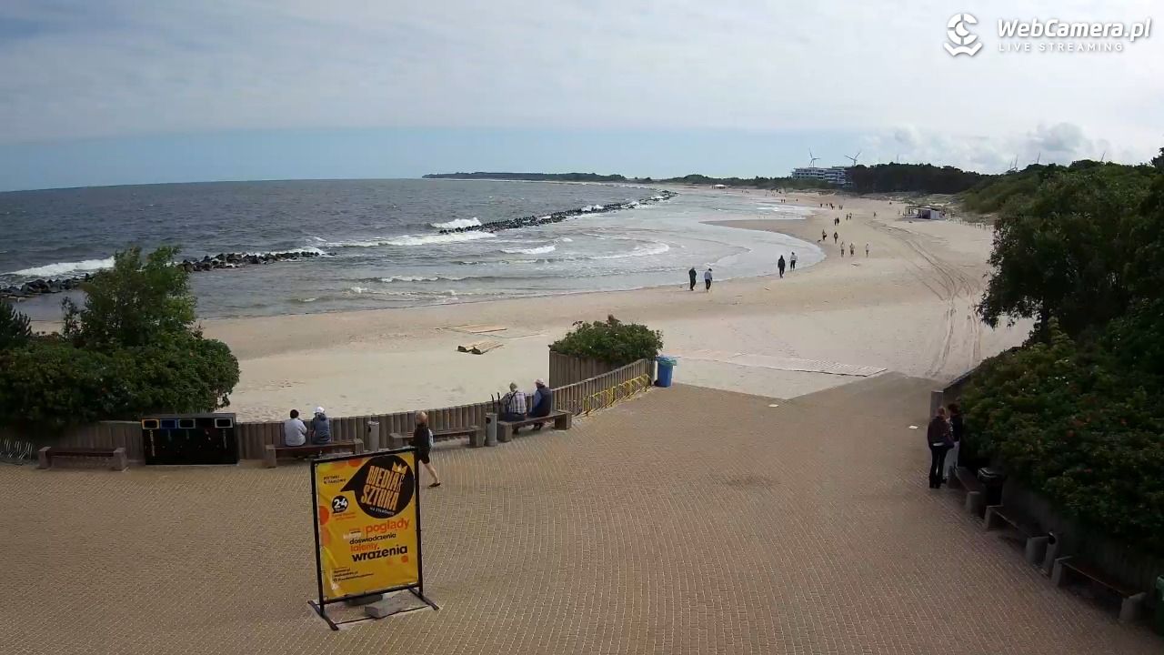 DARŁOWO - widok na plażę wschodnią - 17 czerwiec 2026, 09:26