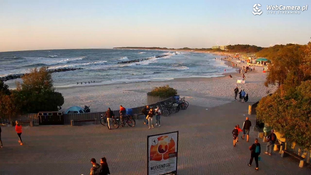 DARŁOWO - widok na plażę wschodnią - 11 sierpień 2026, 20:13