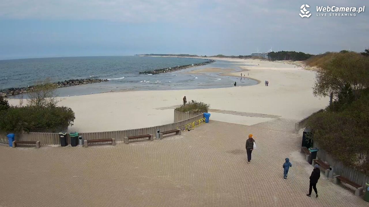DARŁOWO - widok na plażę wschodnią - 04 maj 2026, 14:43