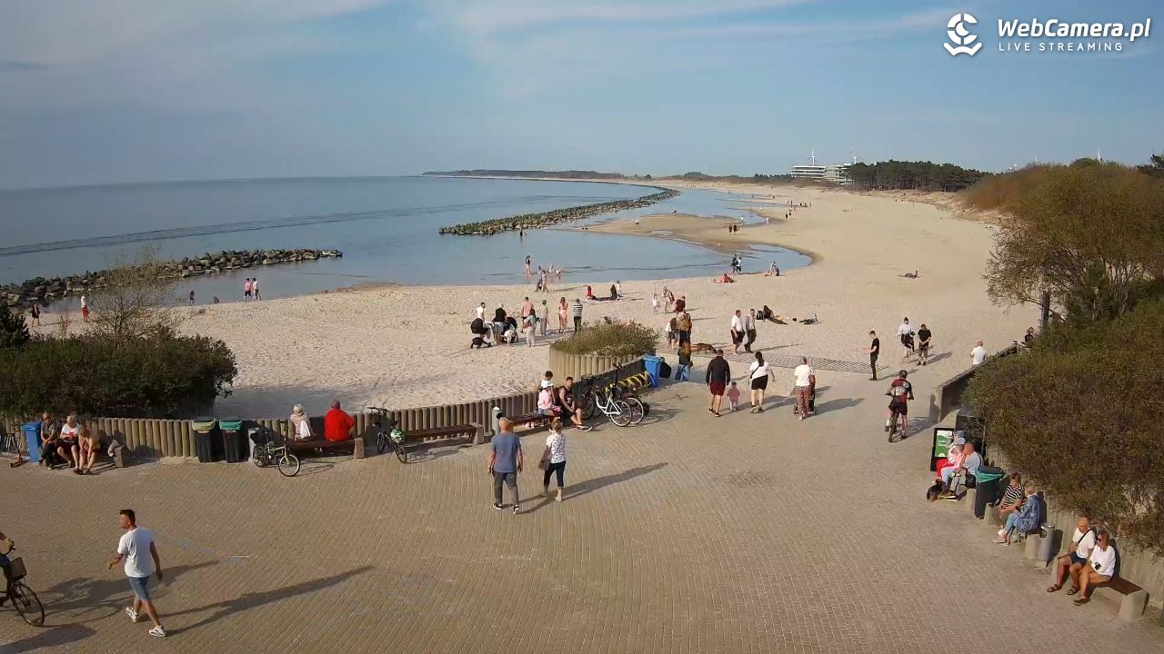 DARŁOWO - widok na plażę wschodnią - 03 maj 2026, 17:35