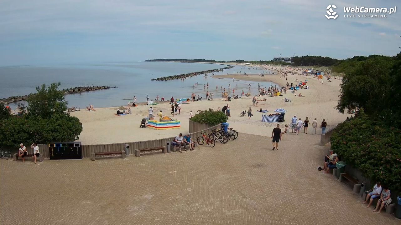 DARŁOWO - widok na plażę wschodnią - 19 czerwiec 2026, 12:27