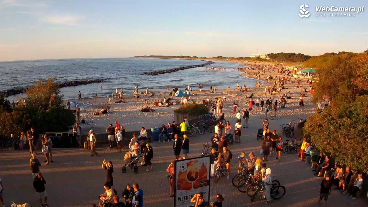 DARŁOWO - widok na plażę wschodnią - 12 sierpień 2026, 19:56