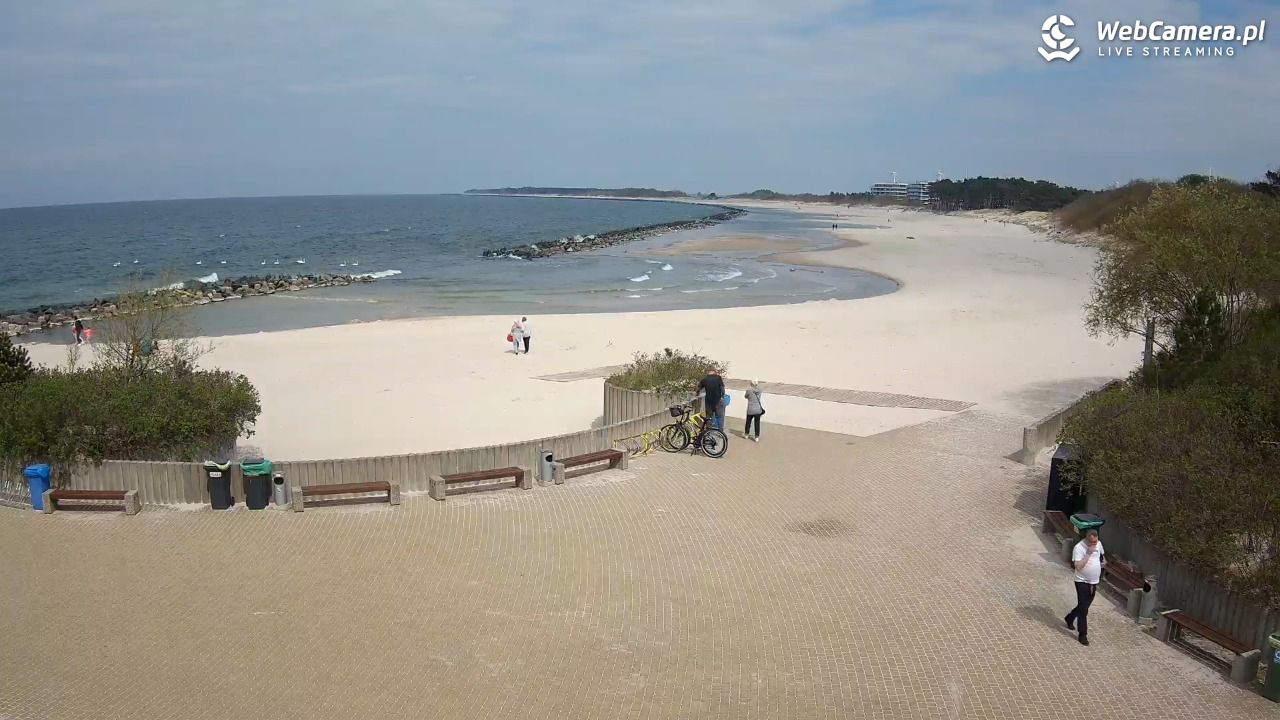 DARŁOWO - widok na plażę wschodnią - 04 maj 2026, 13:53