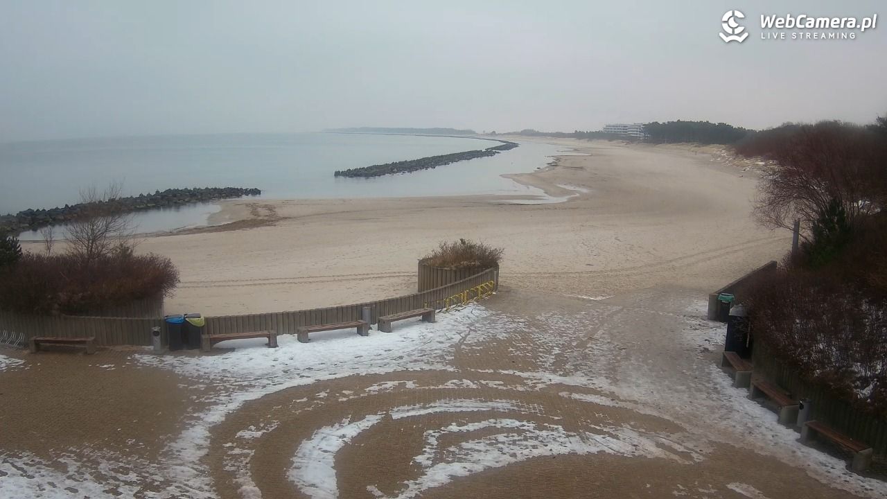DARŁOWO - widok na plażę wschodnią - 17 styczeń 2026, 09:21