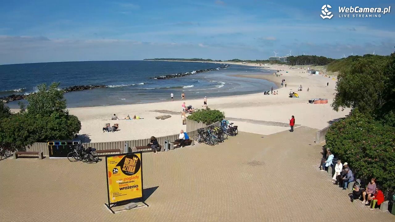 DARŁOWO - widok na plażę wschodnią - 17 czerwiec 2026, 15:21