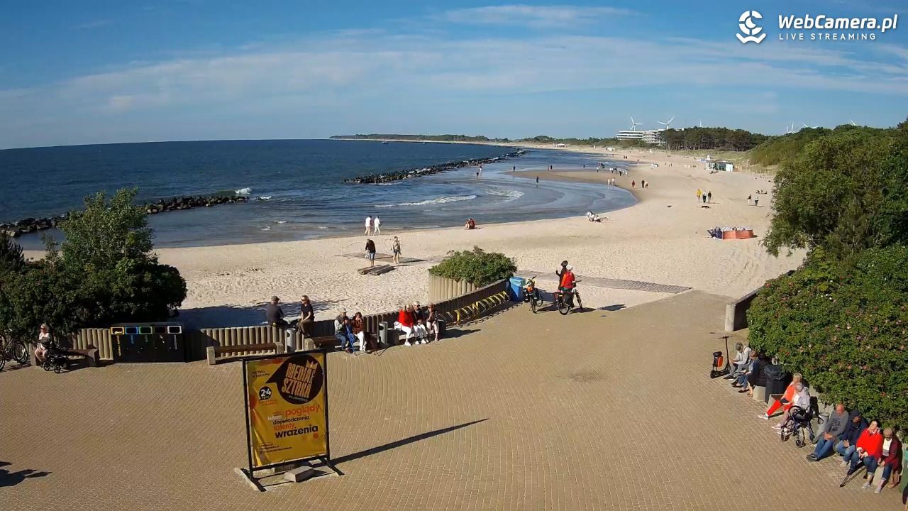 DARŁOWO - widok na plażę wschodnią - 17 czerwiec 2026, 17:46
