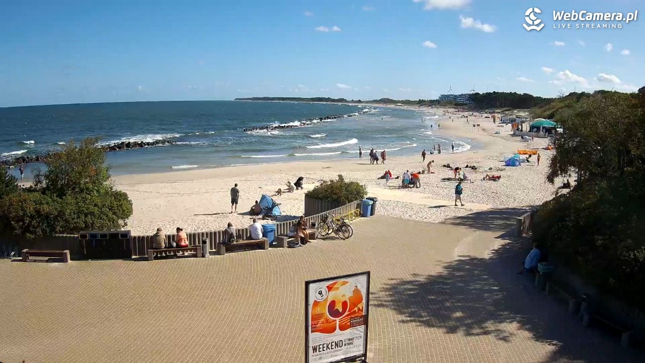 DARŁOWO - widok na plażę wschodnią - 12 sierpień 2026, 09:47