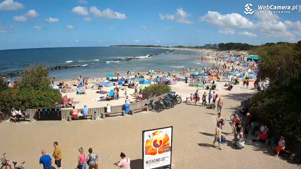 DARŁOWO - widok na plażę wschodnią - 12 sierpień 2026, 12:29