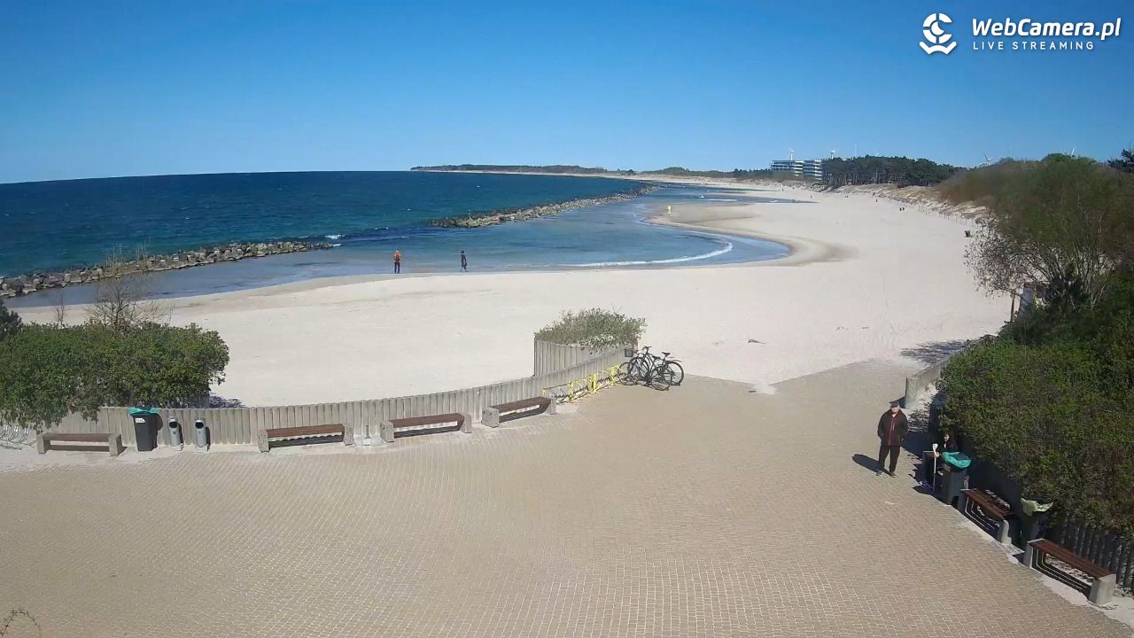 DARŁOWO - widok na plażę wschodnią - 26 kwiecień 2025, 14:26