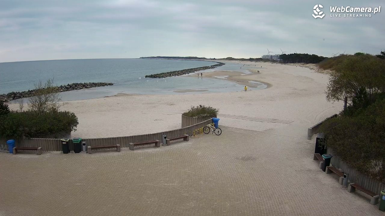DARŁOWO - widok na plażę wschodnią - 04 maj 2026, 09:54