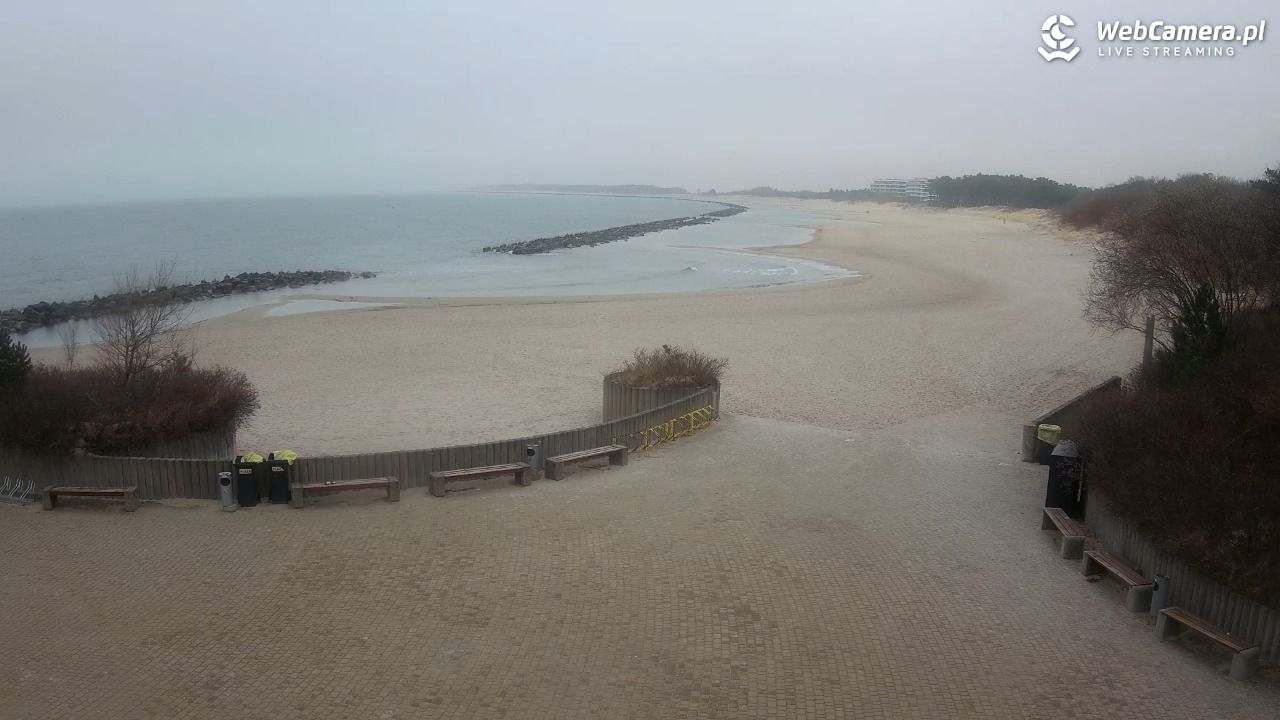 DARŁOWO - widok na plażę wschodnią - 17 marzec 2026, 14:33