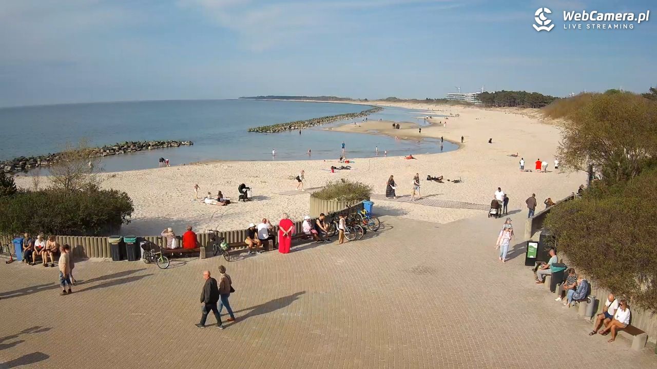 DARŁOWO - widok na plażę wschodnią - 03 maj 2026, 17:27