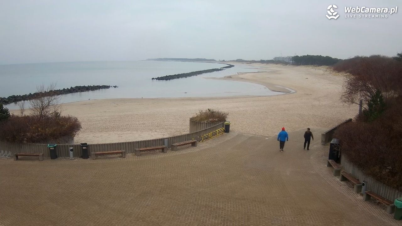 DARŁOWO - widok na plażę wschodnią - 03 grudzień 2025, 09:38