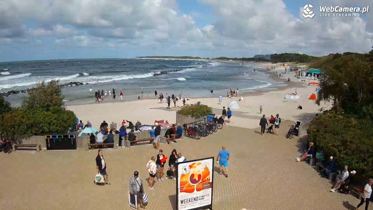 DARŁOWO - widok na plażę wschodnią - 11 sierpień 2026, 14:24
