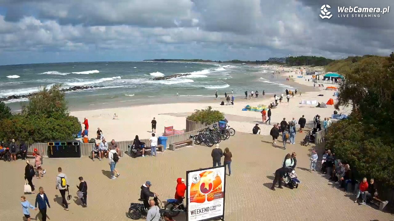 DARŁOWO - widok na plażę wschodnią - 11 sierpień 2026, 13:13