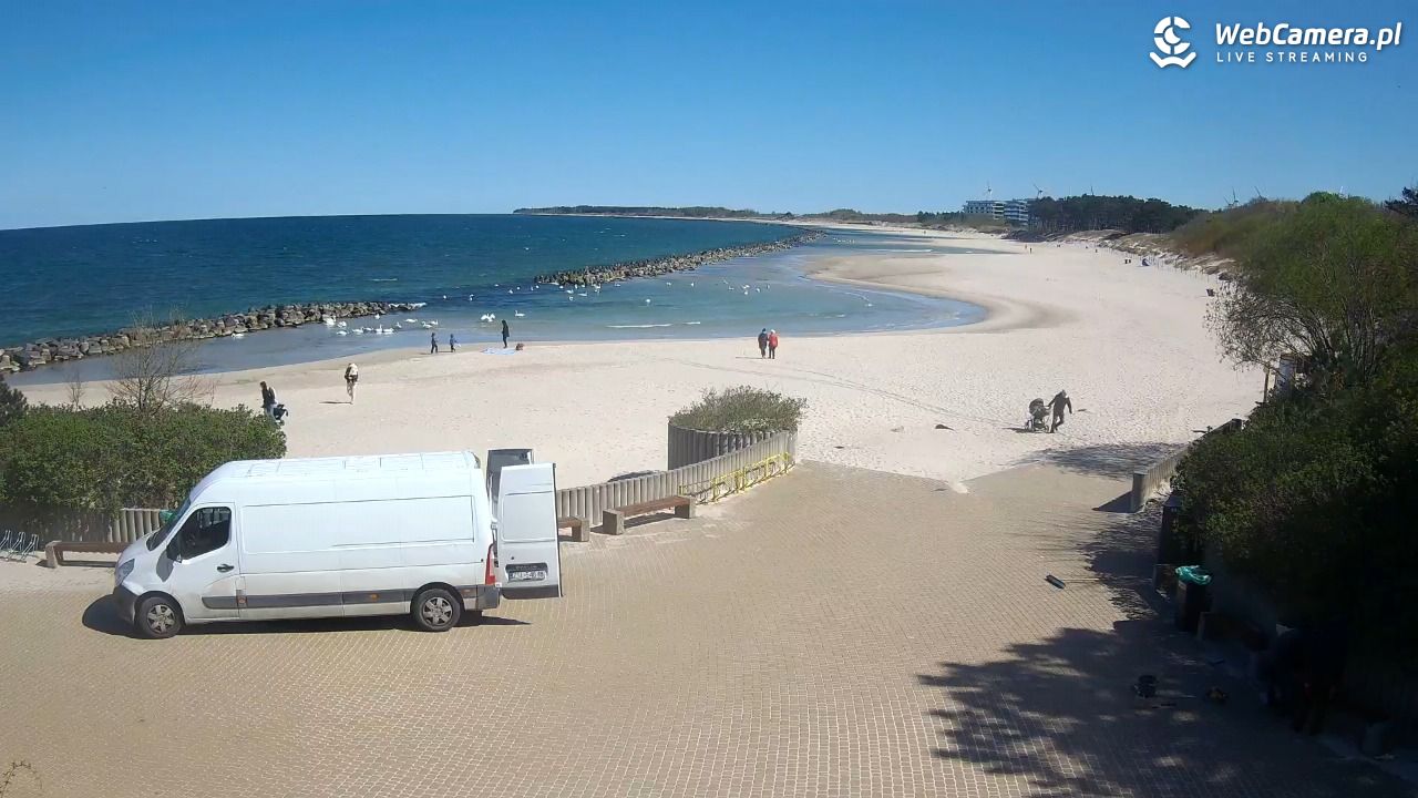 DARŁOWO - widok na plażę wschodnią - 26 kwiecień 2025, 11:26