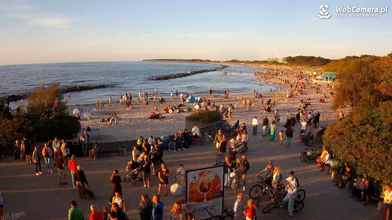 DARŁOWO - widok na plażę wschodnią - 12 sierpień 2026, 19:54