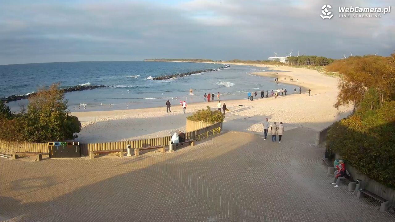 DARŁOWO - widok na plażę wschodnią - 26 wresień 2026, 17:35