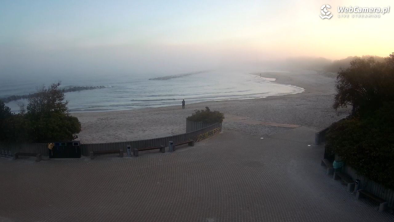 DARŁOWO - widok na plażę wschodnią - 27 wresień 2026, 07:22