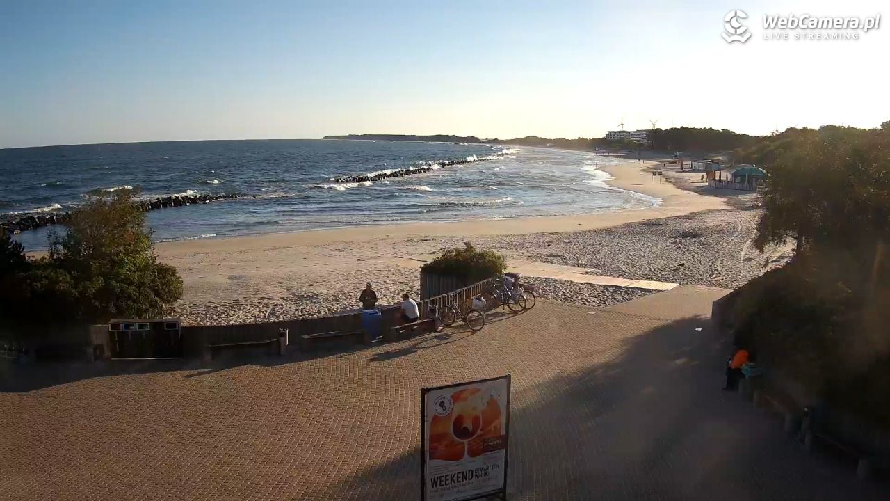 DARŁOWO - widok na plażę wschodnią - 12 sierpień 2026, 07:03