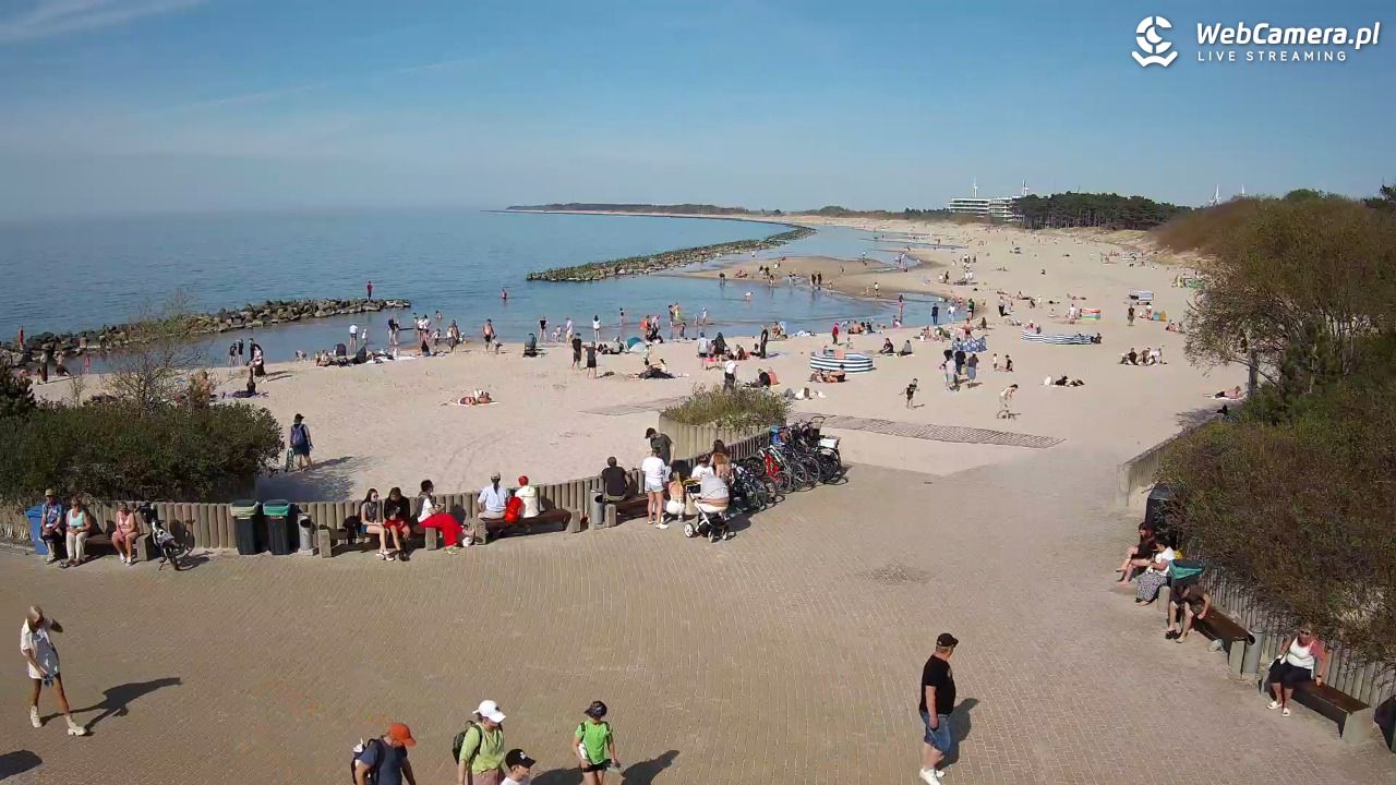 DARŁOWO - widok na plażę wschodnią - 03 maj 2026, 16:10
