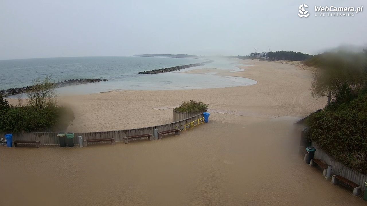 DARŁOWO - widok na plażę wschodnią - 05 maj 2026, 13:15