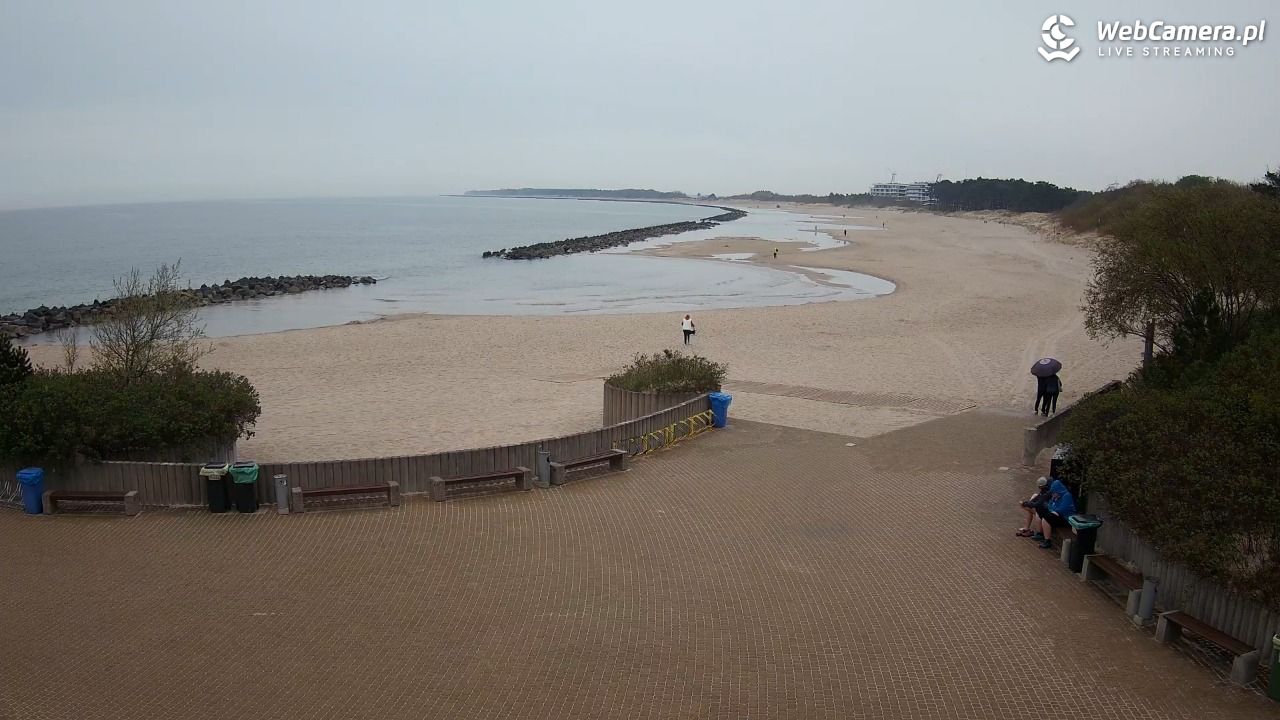 DARŁOWO - widok na plażę wschodnią - 05 maj 2026, 11:02