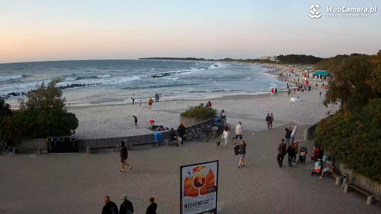 DARŁOWO - widok na plażę wschodnią - 11 sierpień 2026, 20:33