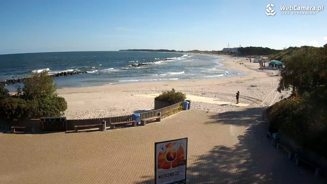DARŁOWO - widok na plażę wschodnią - 12 sierpień 2026, 08:44