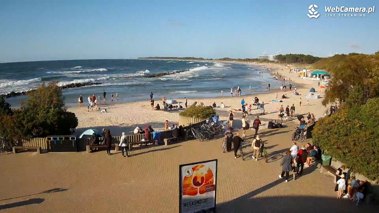 DARŁOWO - widok na plażę wschodnią - 11 sierpień 2026, 18:17