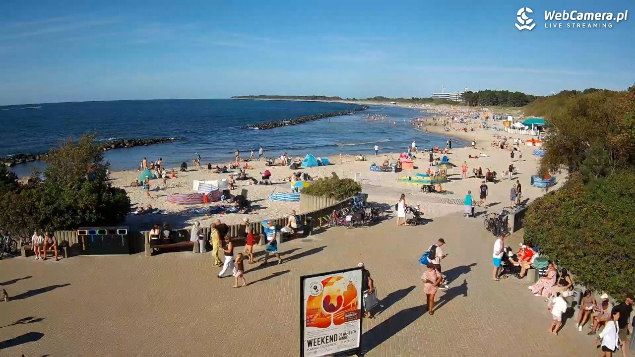 DARŁOWO - widok na plażę wschodnią - 12 sierpień 2026, 17:24
