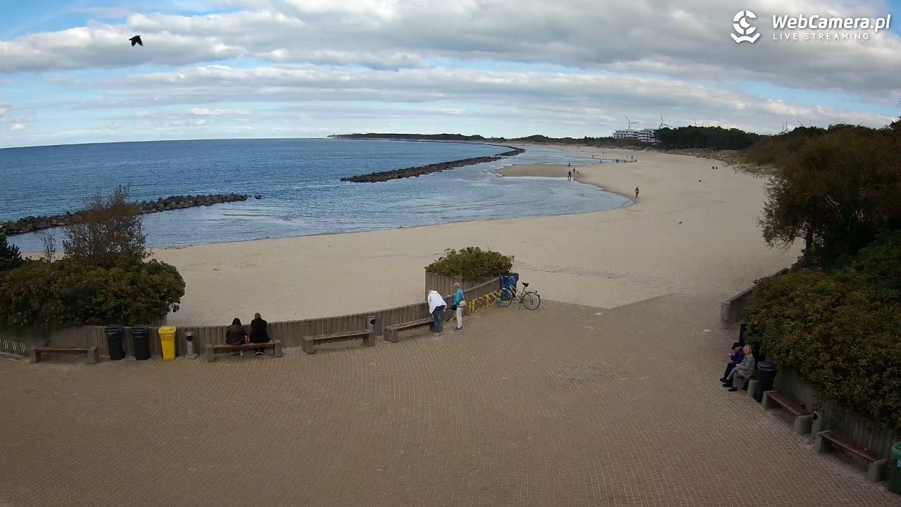 DARŁOWO - widok na plażę wschodnią - 28 wresień 2025, 14:06