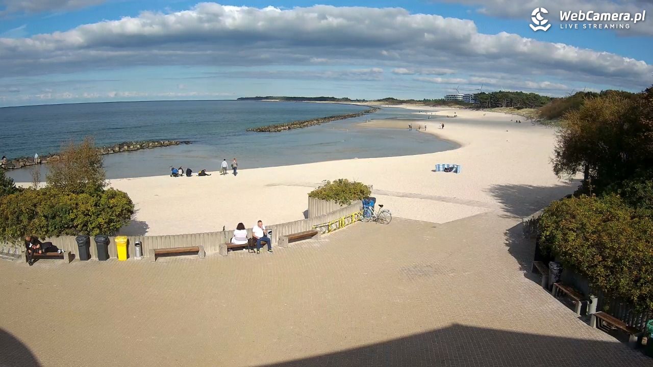 DARŁOWO - widok na plażę wschodnią - 28 wresień 2025, 14:45