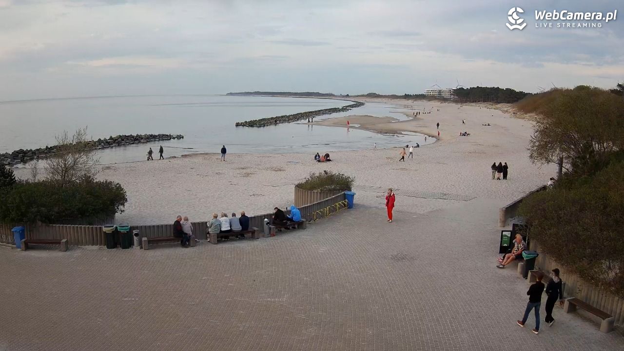 DARŁOWO - widok na plażę wschodnią - 03 maj 2026, 19:27
