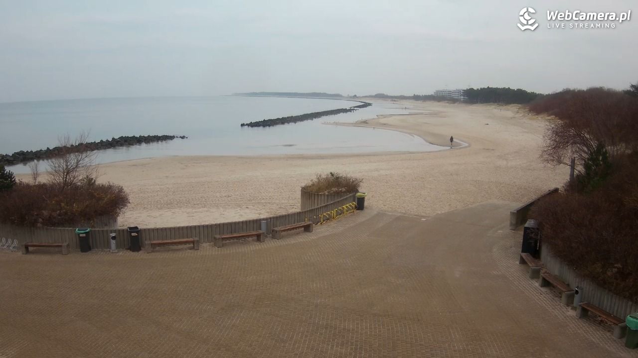 DARŁOWO - widok na plażę wschodnią - 03 grudzień 2025, 08:31