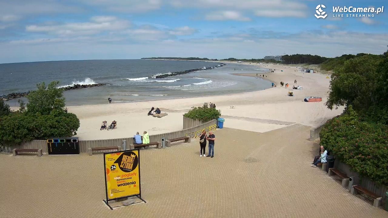 DARŁOWO - widok na plażę wschodnią - 17 czerwiec 2026, 14:02